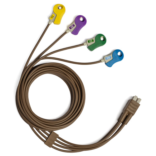 4 Lead Reusable Pinch, Shield, 51", V-Leads For GE Carescape One