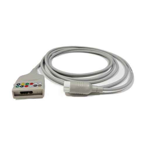 3 Lead Philips IntelliVue Compatible ECG Patient Cable