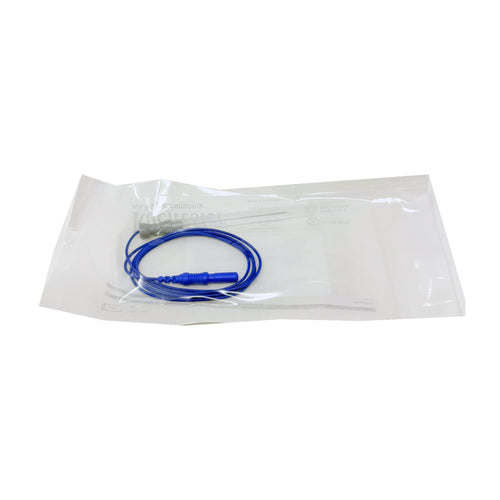 DISPOSABLE ULTRAPOINT MONOPOLAR NEEDLE ELECTRODES 27GA, 50MM NEEDLE, 2FT (0.6 M) SINGLE BLUE LEADWIRE
