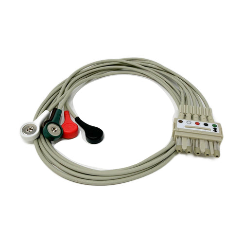 LDWR Set, Snap, ECG, 29 in, AAMI, 5LW/Set, 1/Set