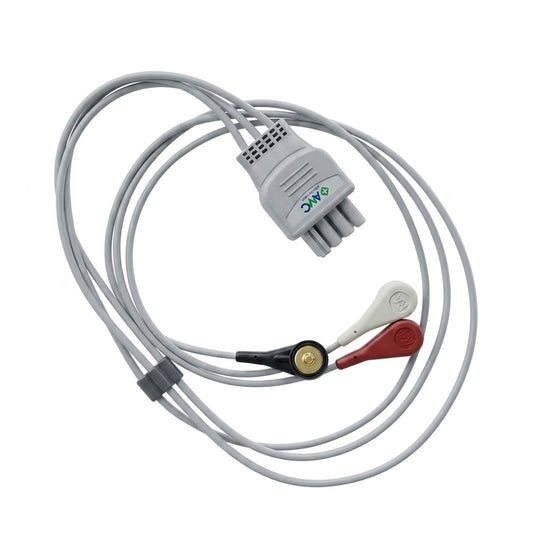Reusable 3 Lead ECG
