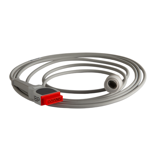 Reusable GE IBP to Baxter-Edwards Compatible Patient Cable