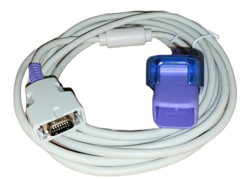 Nellcor SpO2 Adapter Cable female 9pin to 14 pin. Unkeyed