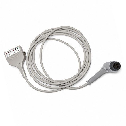5 LEAD AAMI 6 PIN TO LWS® UNIVERSAL CABLE, 90°